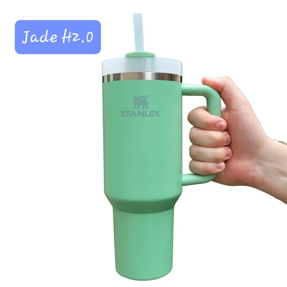 STANLEY💧Jade Green Tumbler with Straw - Picture 5 of 13